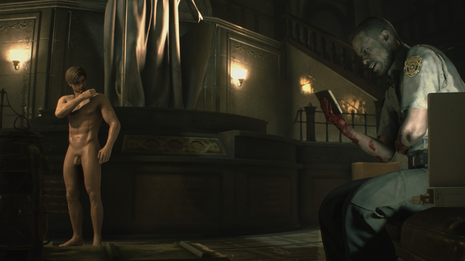 Resident Evil 2 Nude Mod.